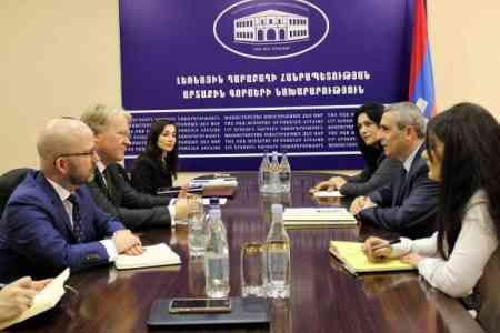 Foreign Minister of Artsakh has received a member of the European  Parliament